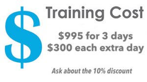 Spokane training seminar costs
